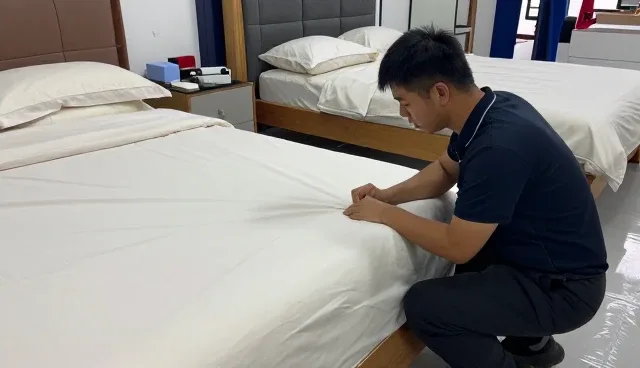 湖北金品家具制造有限公司展示床上用品销售应用成果